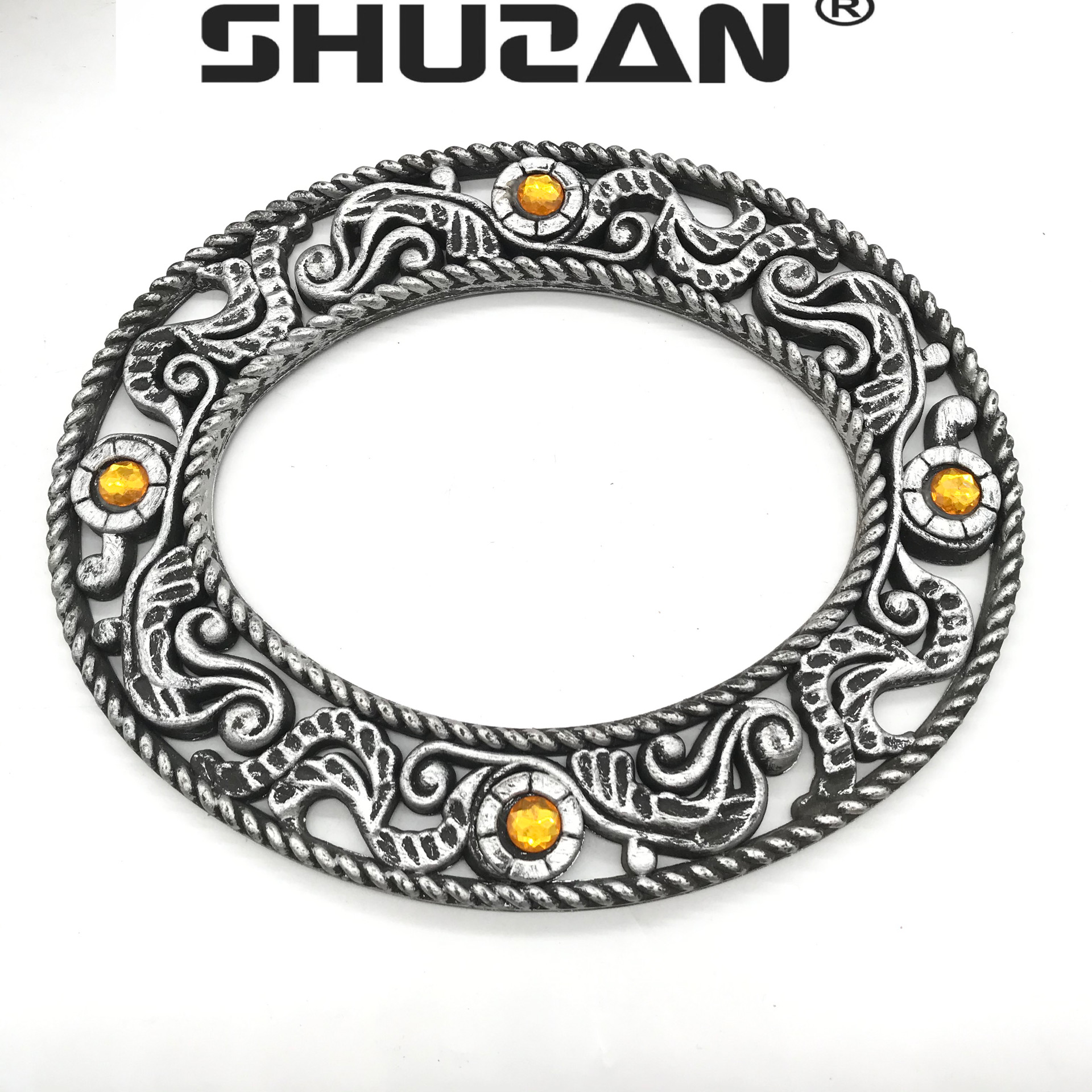 Manufacturers direct curtain Roman ring curtain insert ring insert plate imitation antique European curtain accessories with drill ring plastic