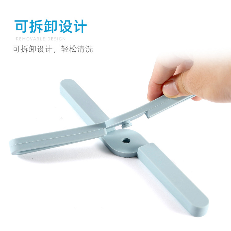 亚马逊硅胶可折叠可拆卸隔热垫锅垫硅胶简约十字隔热垫杯垫汤锅垫X形碗盘垫详情4