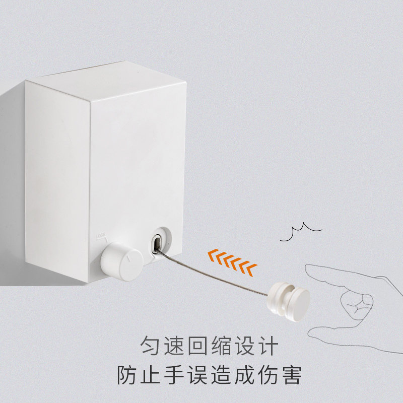 Non-perforated clothesline