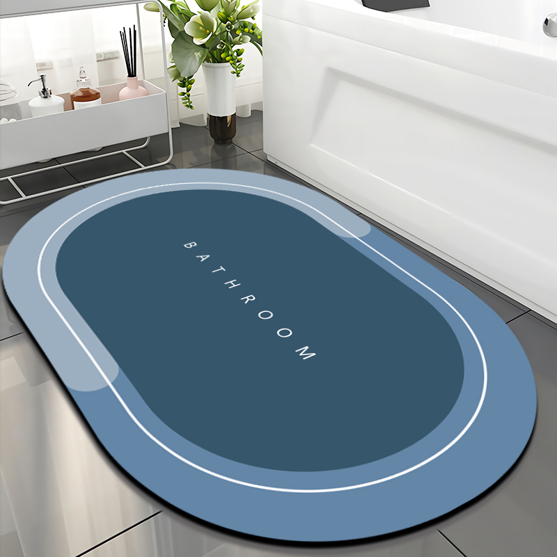 IBH dialgae mud quick absorbent mat soft mat bathroom toilet toilet kitchen door entry light luxury thickened non-slip quick dry rug carpet manufacturer BH22071602 thumbnail