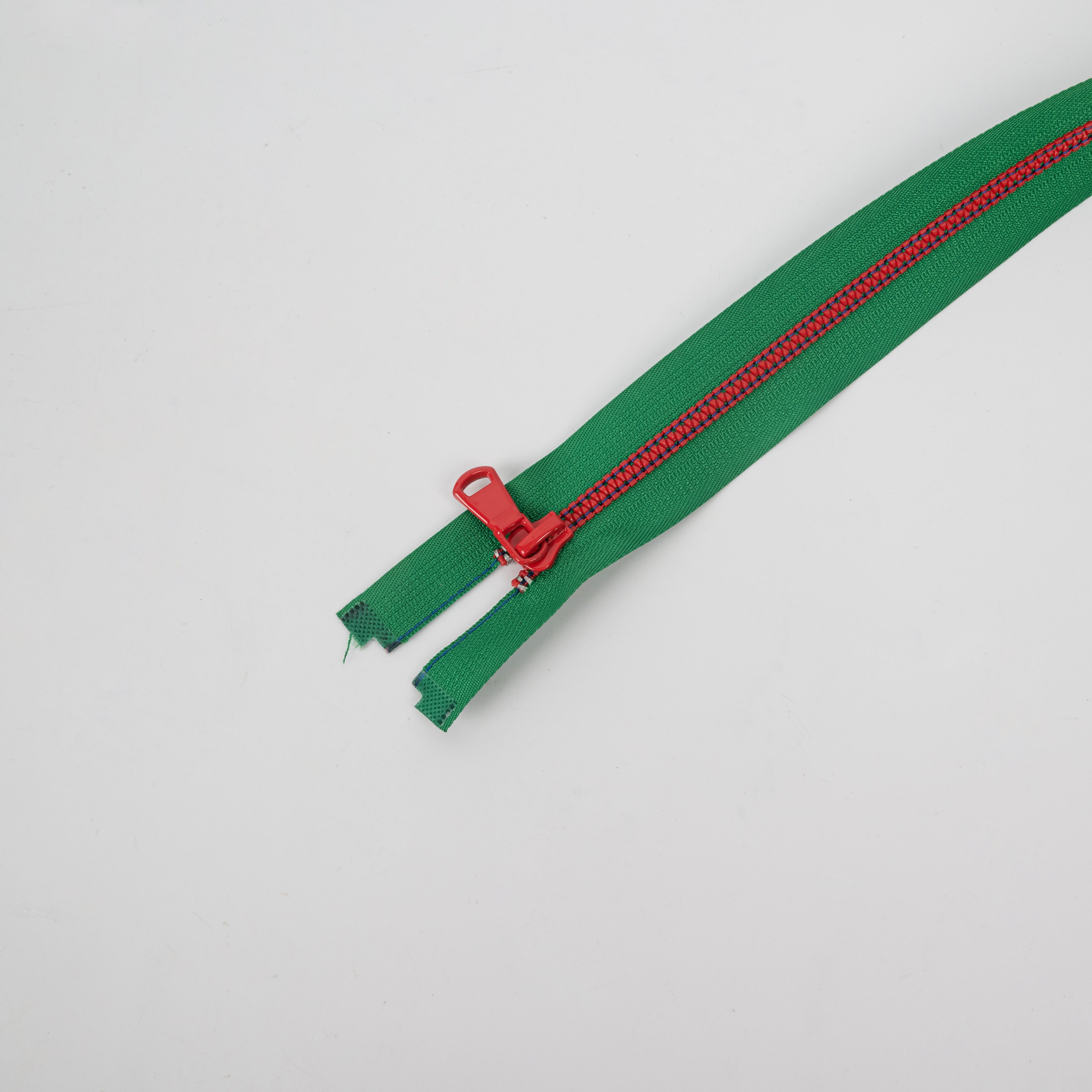 5#红绿撞色拉链服装辅料配件强化拉链详情图2