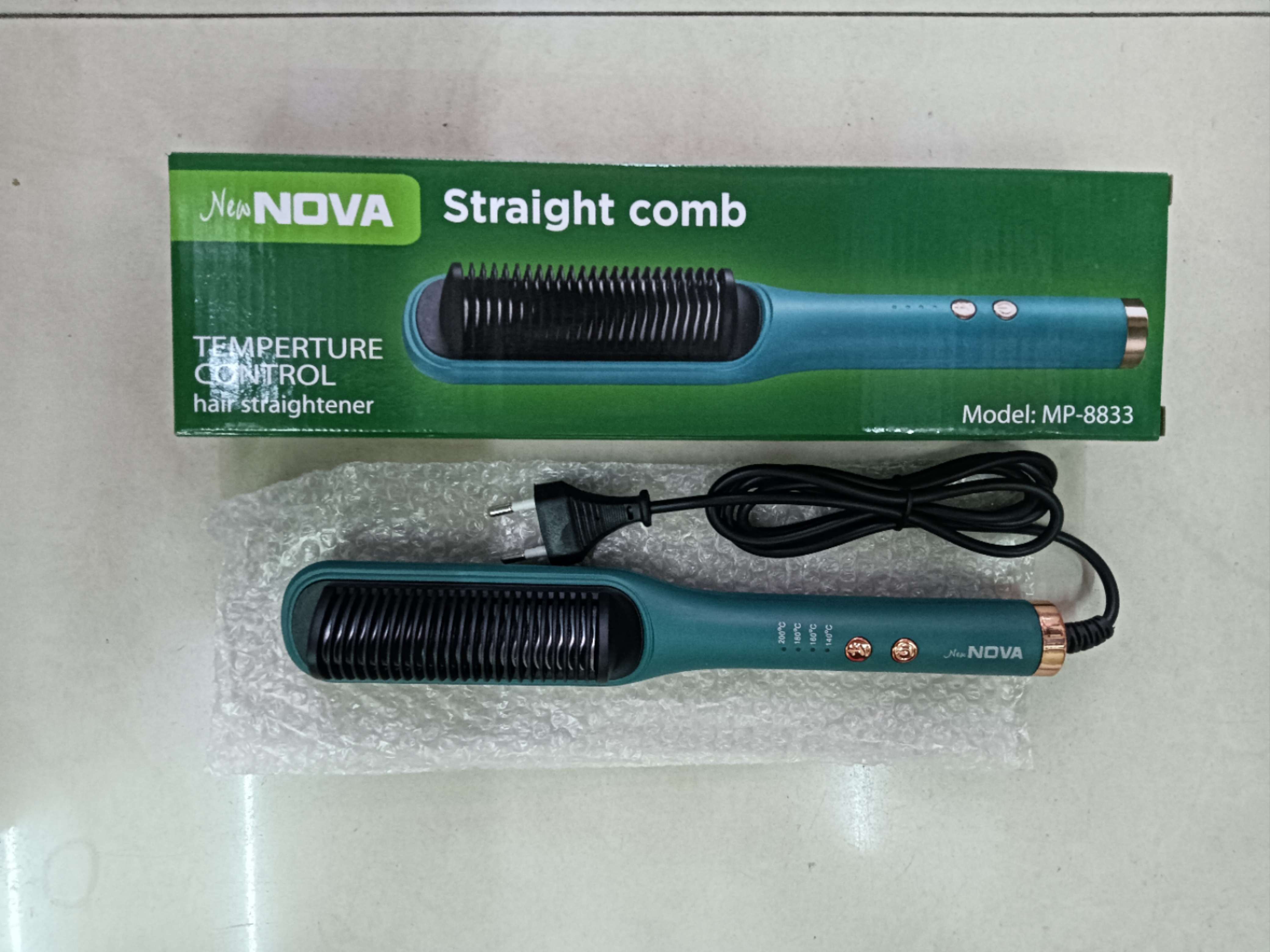 8833 Electric Hair Straightening Comb pic 1