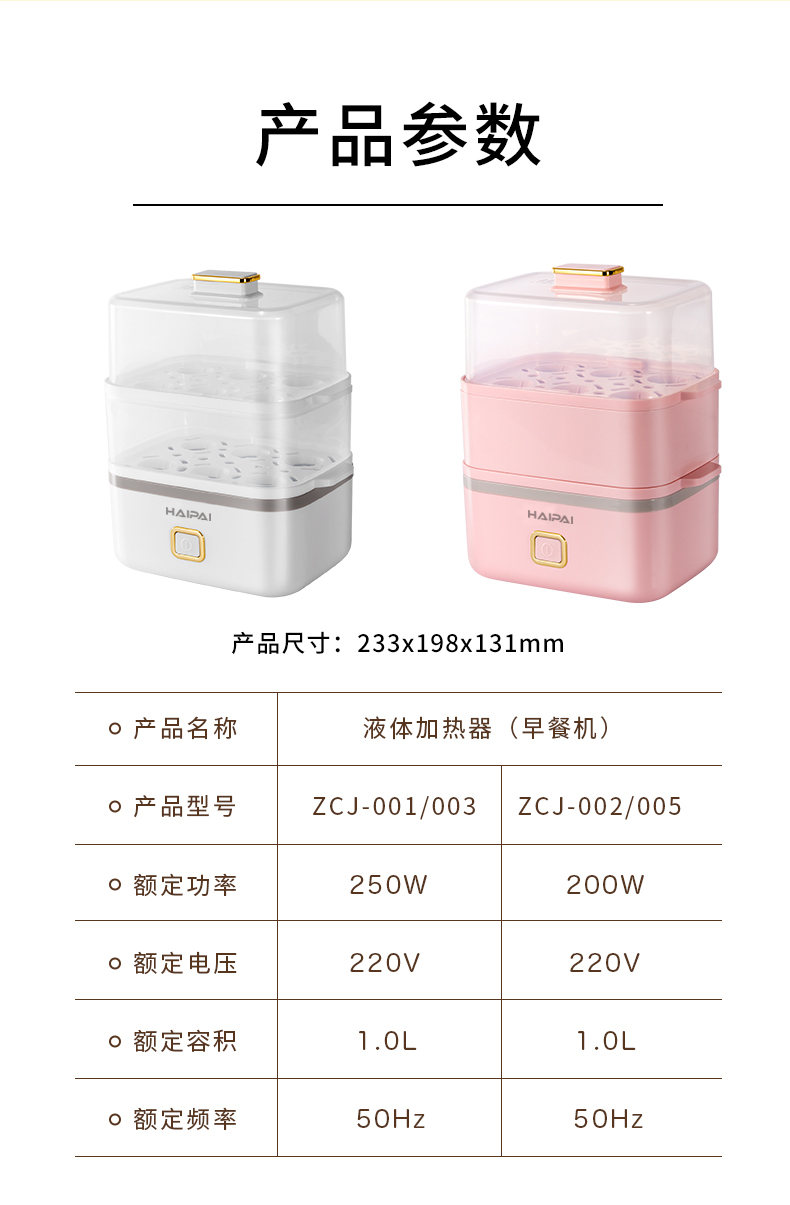 多功能早餐机电蒸锅  蒸蛋器自动断电家用煮蛋器防干烧家用小型煮蛋神器早餐机详情1