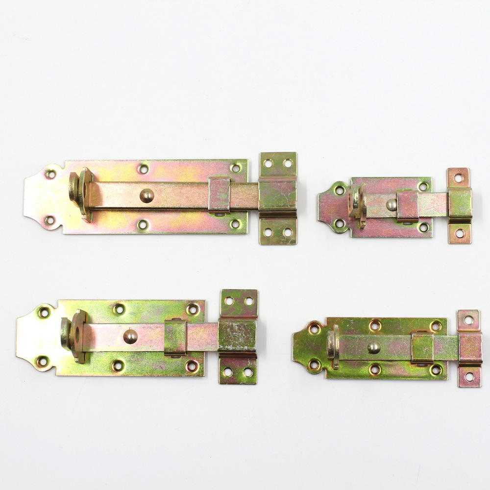Bolt color zinc flat bolt South America can padlock hoist head heavy iron bolt factory direct supply Application Scenario