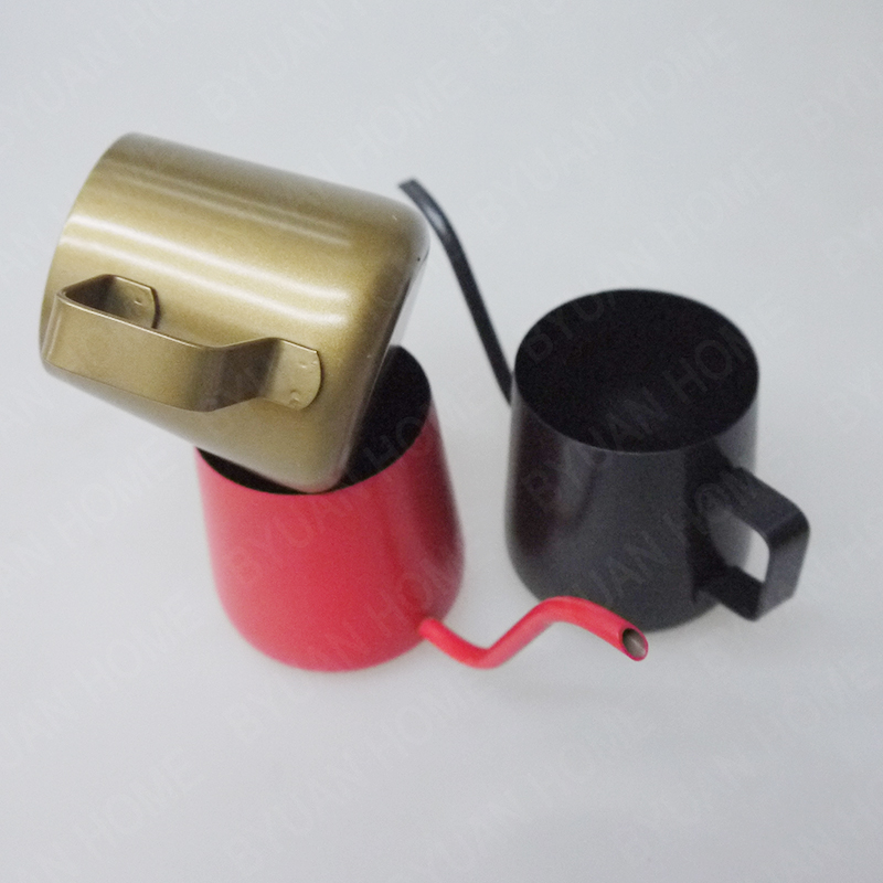 250ml迷你挂耳咖啡工具 3色不锈钢细嘴壶手冲咖啡壶入门级详情7