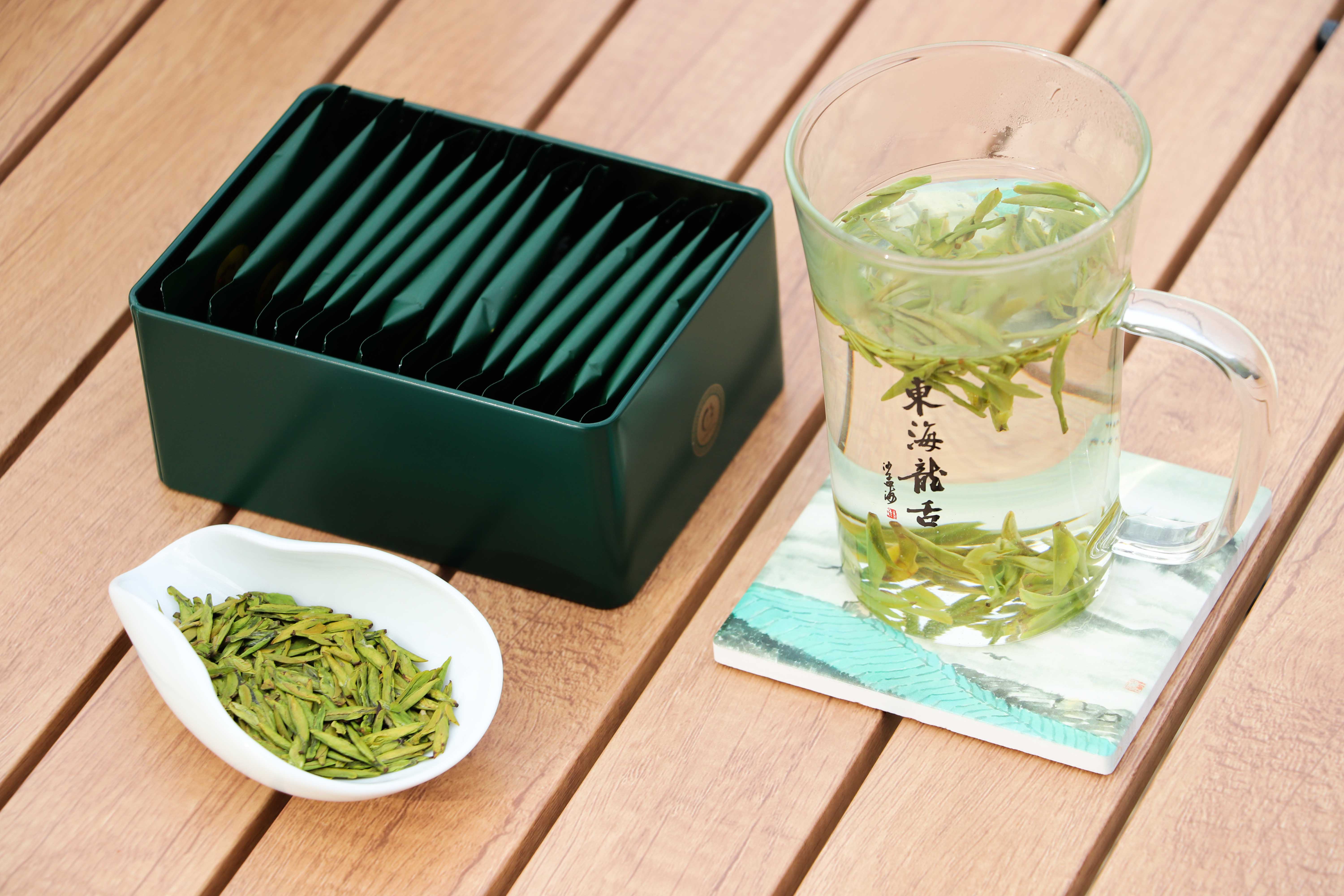 东海龙舌绿茶（精品）礼品茶新茶80g/盒详情4