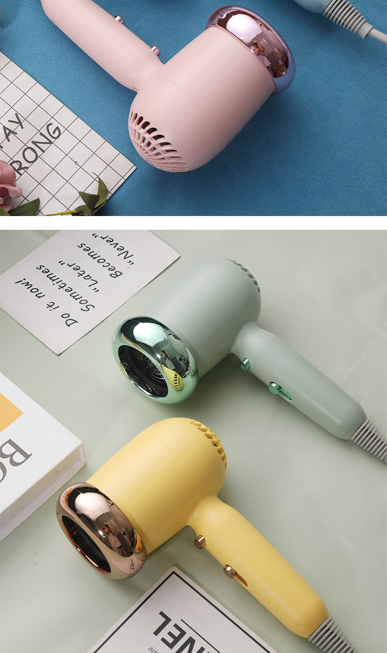 New doughnut hair dryer, high-power, student dormitory, home, silent, non-damaging hair dryer, negative ion hair care, quick drying pic 25