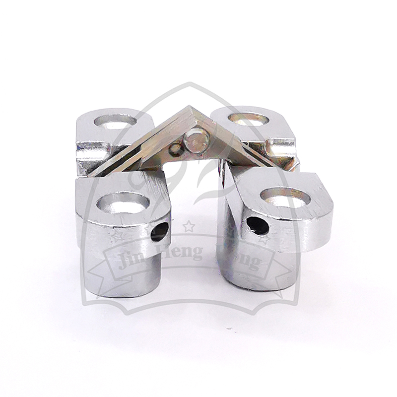 Cross hinge concealed folding door hinge thickened solid concealed Zinc-alloy chrome plated 180 degree countertop hinge details Picture