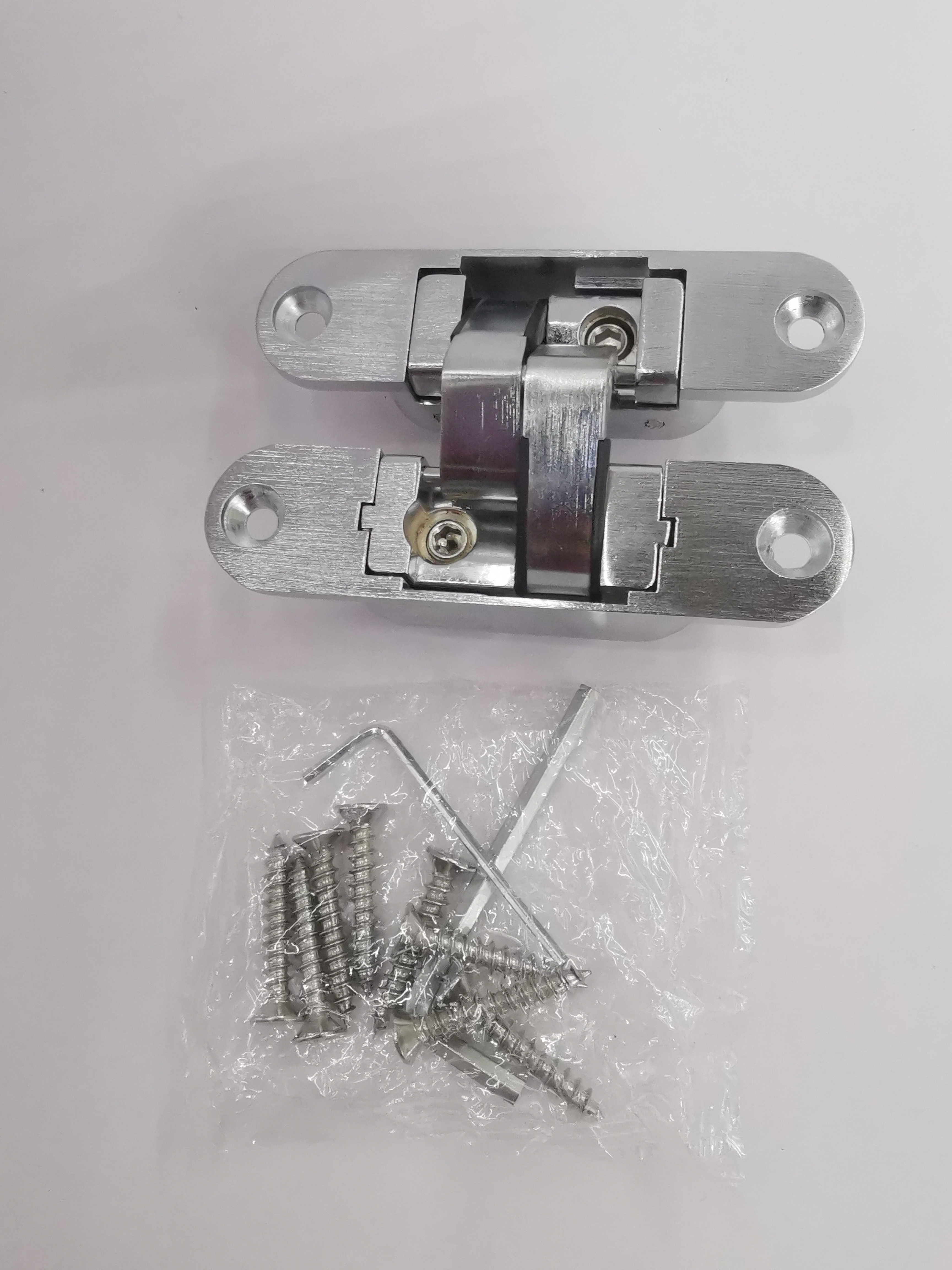 Zinc-alloy 3D adjustable hidden hinge Hidden door hinge cross dark hinge invisible door hinge Specification drawing