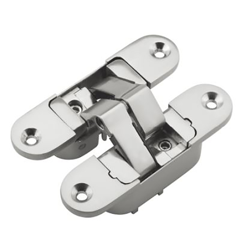 Zinc-alloy 3D adjustable hidden hinge Hidden door hinge cross dark hinge invisible door hinge Application Scenario