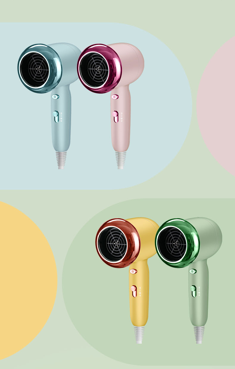 New doughnut hair dryer, high-power, student dormitory, home, silent, non-damaging hair dryer, negative ion hair care, quick drying pic 4