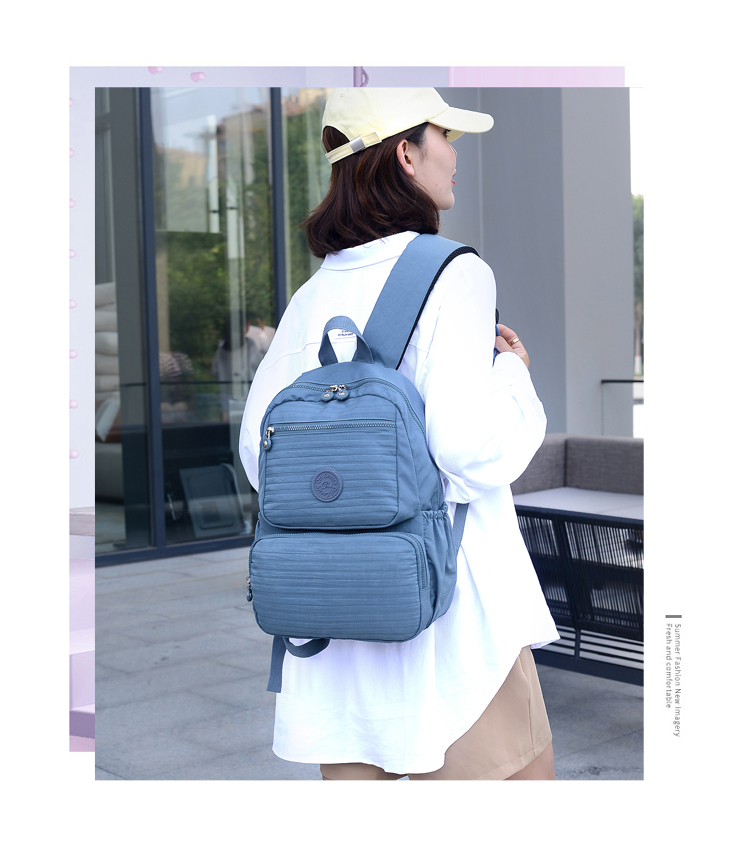 Popular waterproof, exquisite and fashionable travel and shopping women's backpacks, nylon bags, casual backpacks, women's bags, versatile Oxford fabric, large-capacity, multi-purpose women's bags pic 28