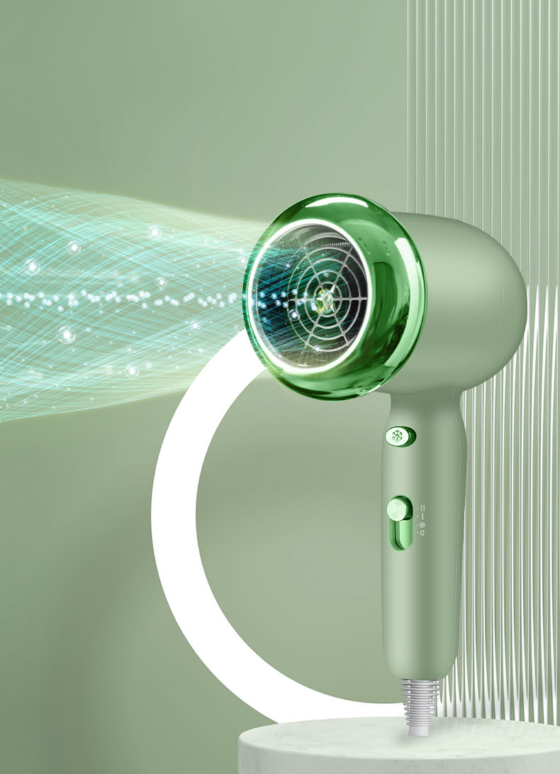 New doughnut hair dryer, high-power, student dormitory, home, silent, non-damaging hair dryer, negative ion hair care, quick drying pic 8