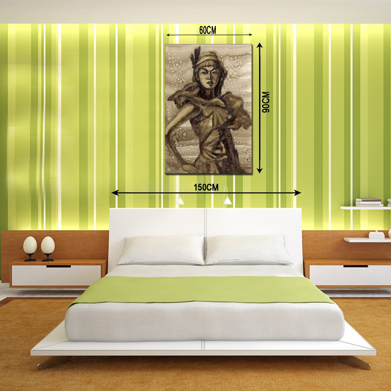Figure oilpainting decorative paintings, apartment and hotel matching paintings, one-piece consignment factory, oilpainting, living room and dining room triptyl decorative paintings, landscape abstract modern style, customizable oilpainting styles, Jiusheng pic 19
