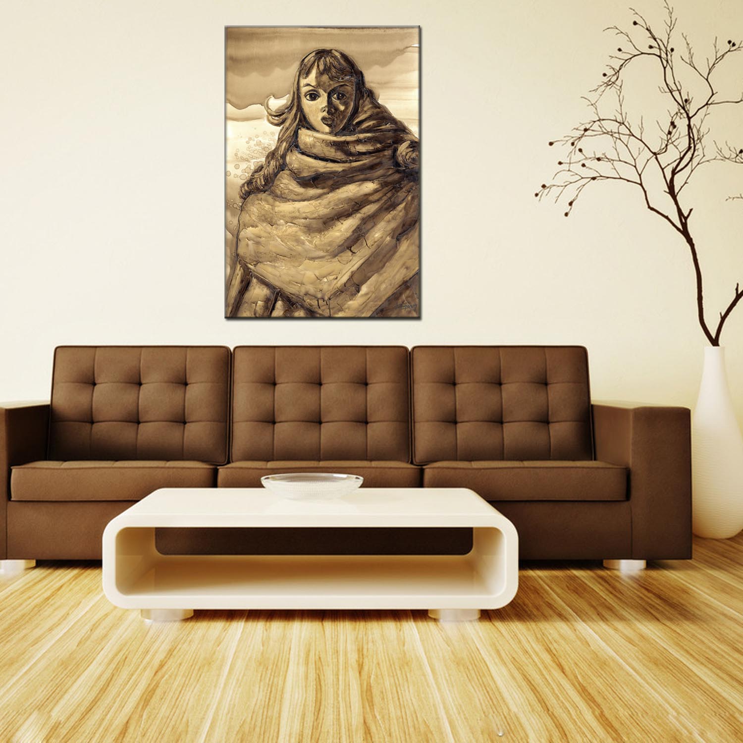 Figure oilpainting decorative paintings, apartment and hotel matching paintings, one-piece consignment factory, oilpainting, living room and dining room triptyl decorative paintings, landscape abstract modern style, customizable oilpainting styles, Jiusheng pic 12