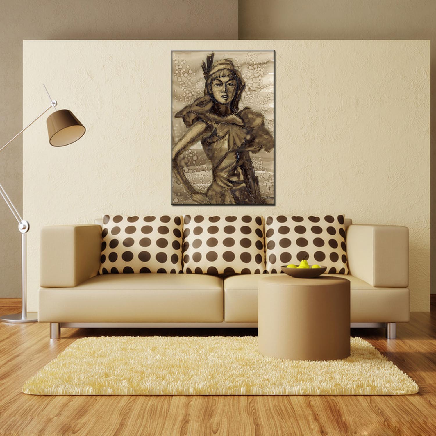 Figure oilpainting decorative paintings, apartment and hotel matching paintings, one-piece consignment factory, oilpainting, living room and dining room triptyl decorative paintings, landscape abstract modern style, customizable oilpainting styles, Jiusheng pic 15
