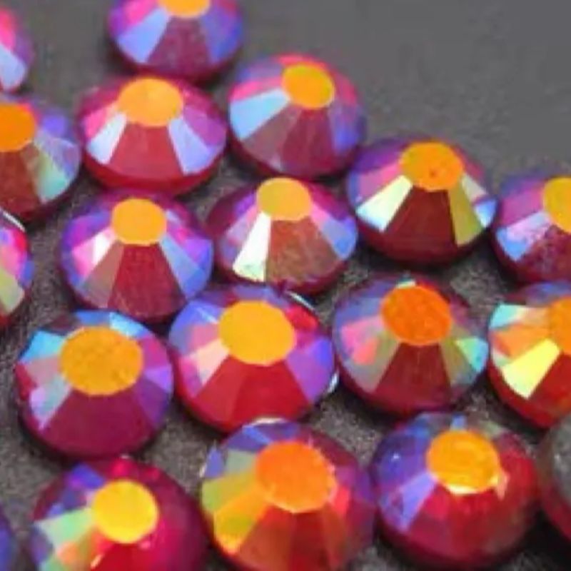 Dance Clothes Handmade Diy Diamond Set Flat Middle East Hot Diamond Czech Austrian Diamond Clothing Accessories Accessories Red Ab details Picture