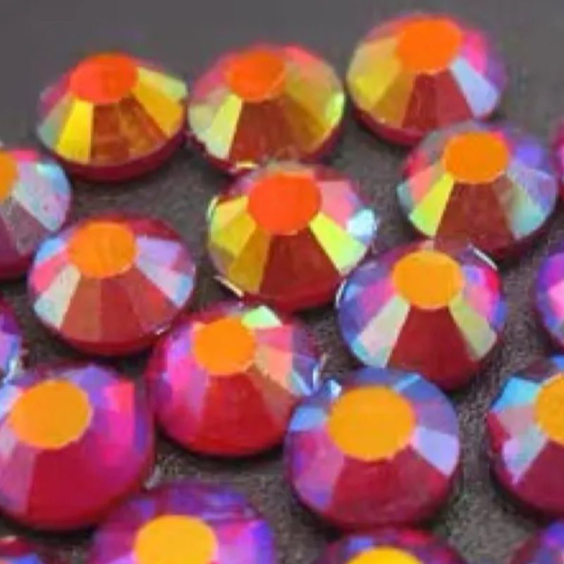 Dance Clothes Handmade Diy Diamond Set Flat Middle East Hot Diamond Czech Austrian Diamond Clothing Accessories Accessories Red Ab Specification drawing