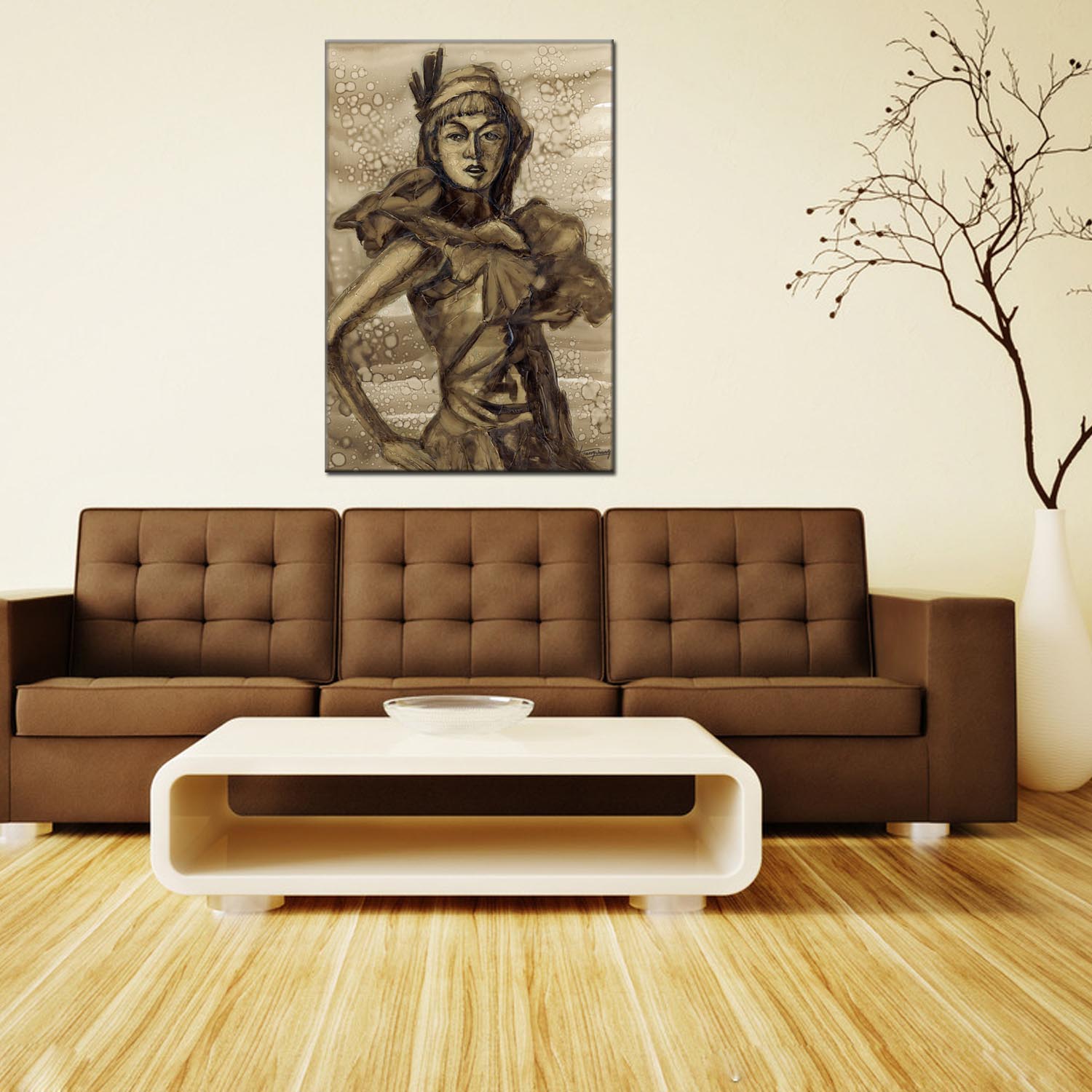 Figure oilpainting decorative paintings, apartment and hotel matching paintings, one-piece consignment factory, oilpainting, living room and dining room triptyl decorative paintings, landscape abstract modern style, customizable oilpainting styles, Jiusheng pic 16