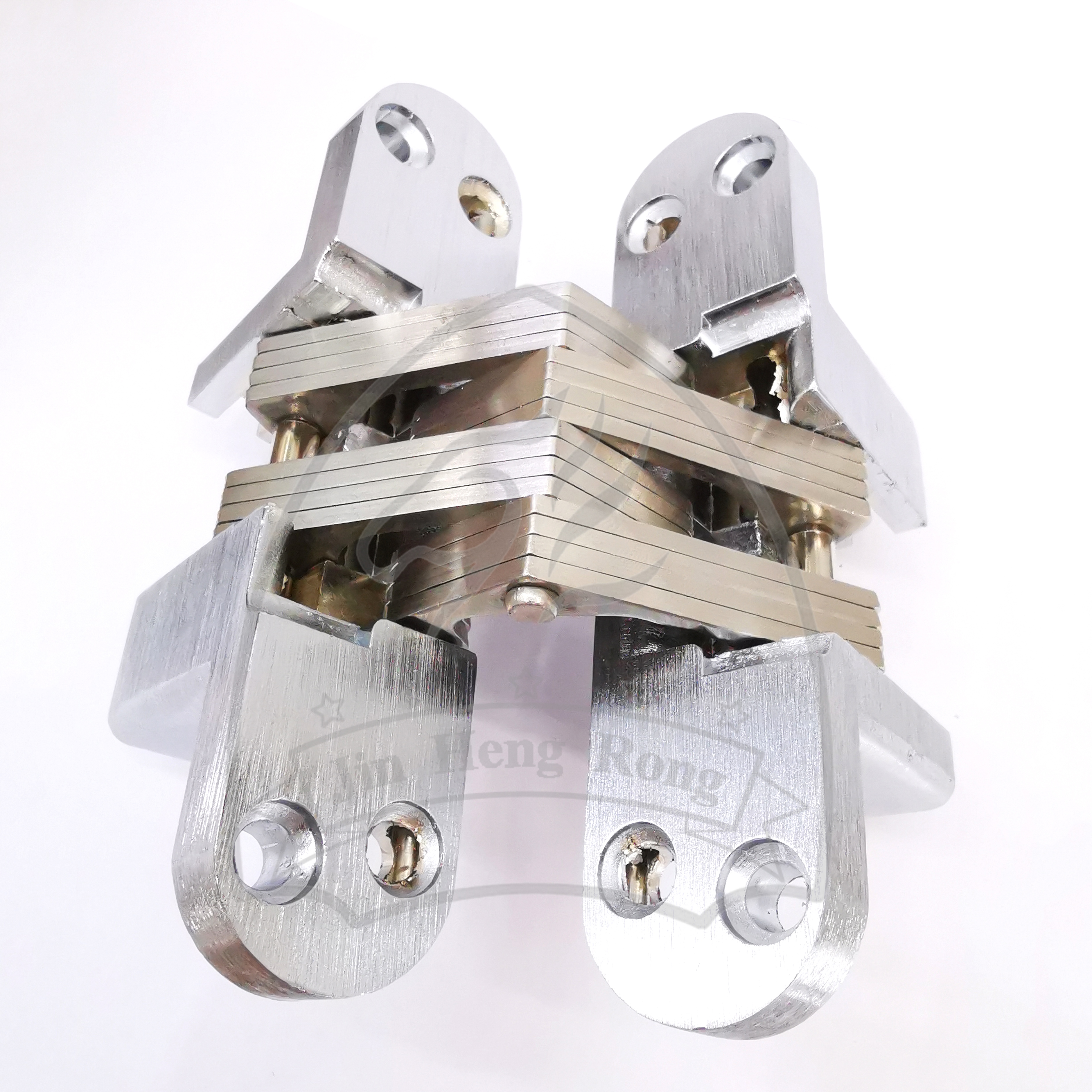 Cross hinge blind fold door cross hinge invisible hinge chain hidden hinge hidden hinge Specification drawing