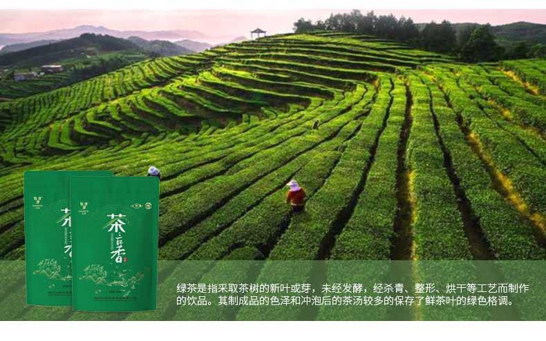 浙江山友特产三杯香绿茶125g袋装详情12