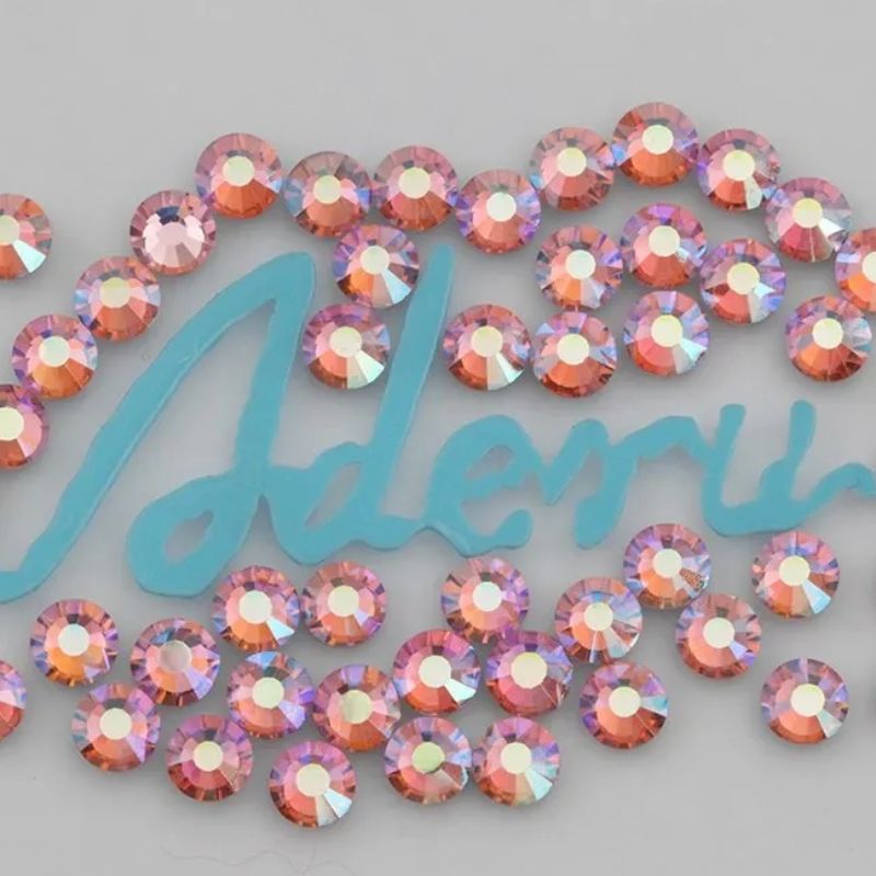 Adelu hot diamond light powder AB factory direct sales high-quality hot diamond flat bottom diamond details Picture