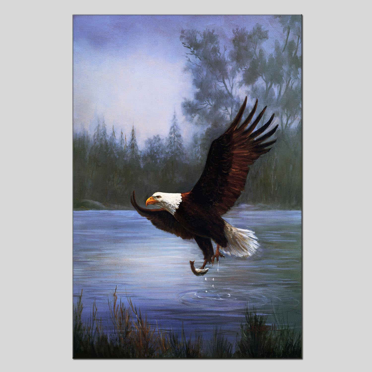 Animal oilpainting decorative paintings, apartment and hotel matching paintings, one-piece consignment factory, oilpainting, living room and dining room triptyl decorative paintings, landscape abstract modern style, customizable oilpainting styles, Jiusheng pic 8