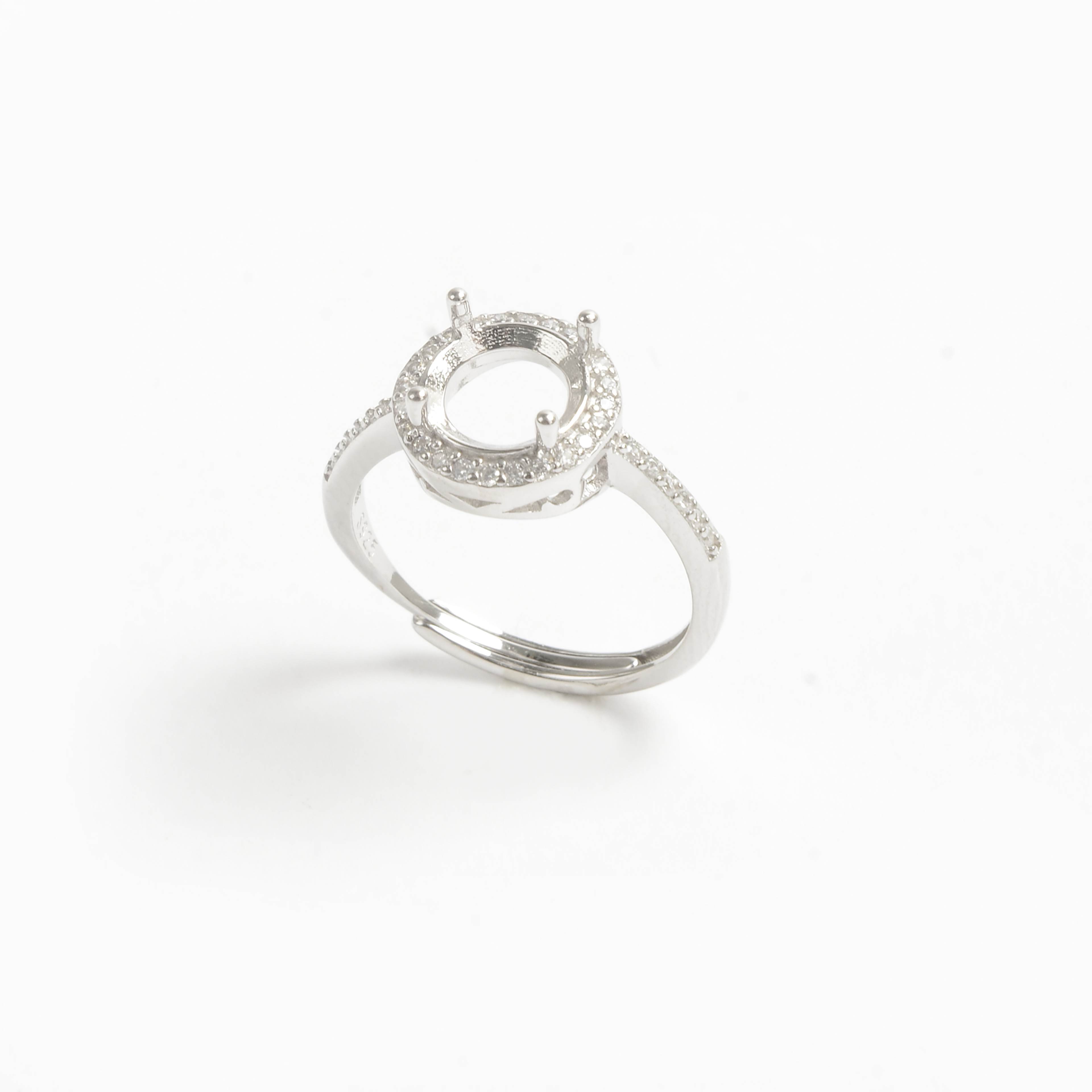 925 sterling silver ring hollow tomosan two carat hollow brackets