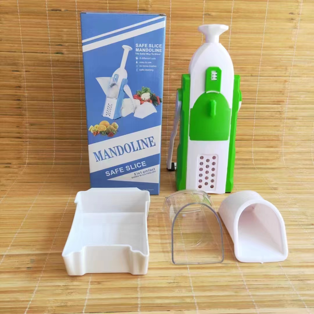 Multifunctional vegetable cutter Household kitchen stainless steel adjustable fruit and vegetable slicing and slicing appliance Application Scenario