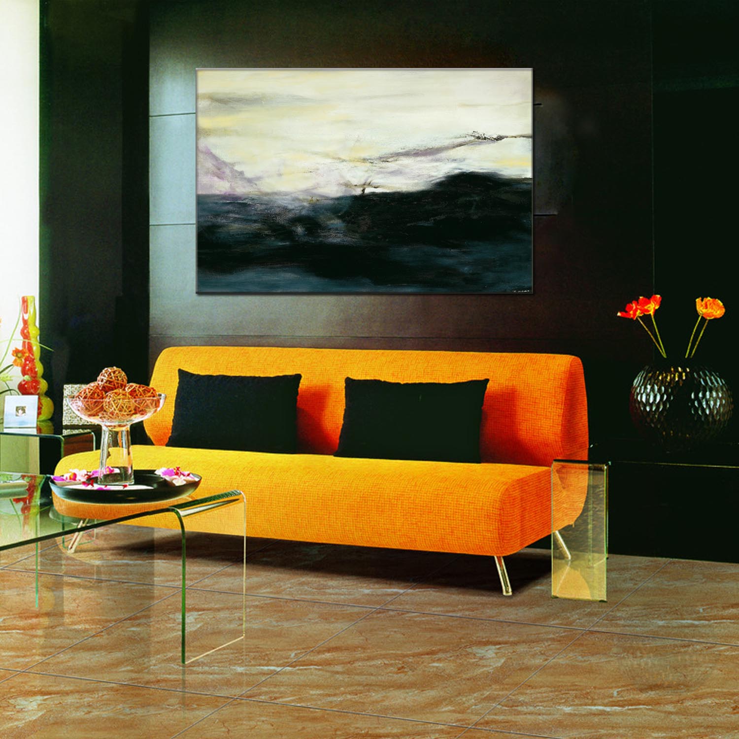 Factory direct sales of oil paintings for living rooms and bedrooms, hotels and guesthouses, abstract landscape decorative paintings, various styles of oil paintings, abstract modern style decorative paintings. Customization of all kinds of oil paintings is available, as well as customized specifications of tripteries, hand-painted three-dimensional paintings. 212 pic 9
