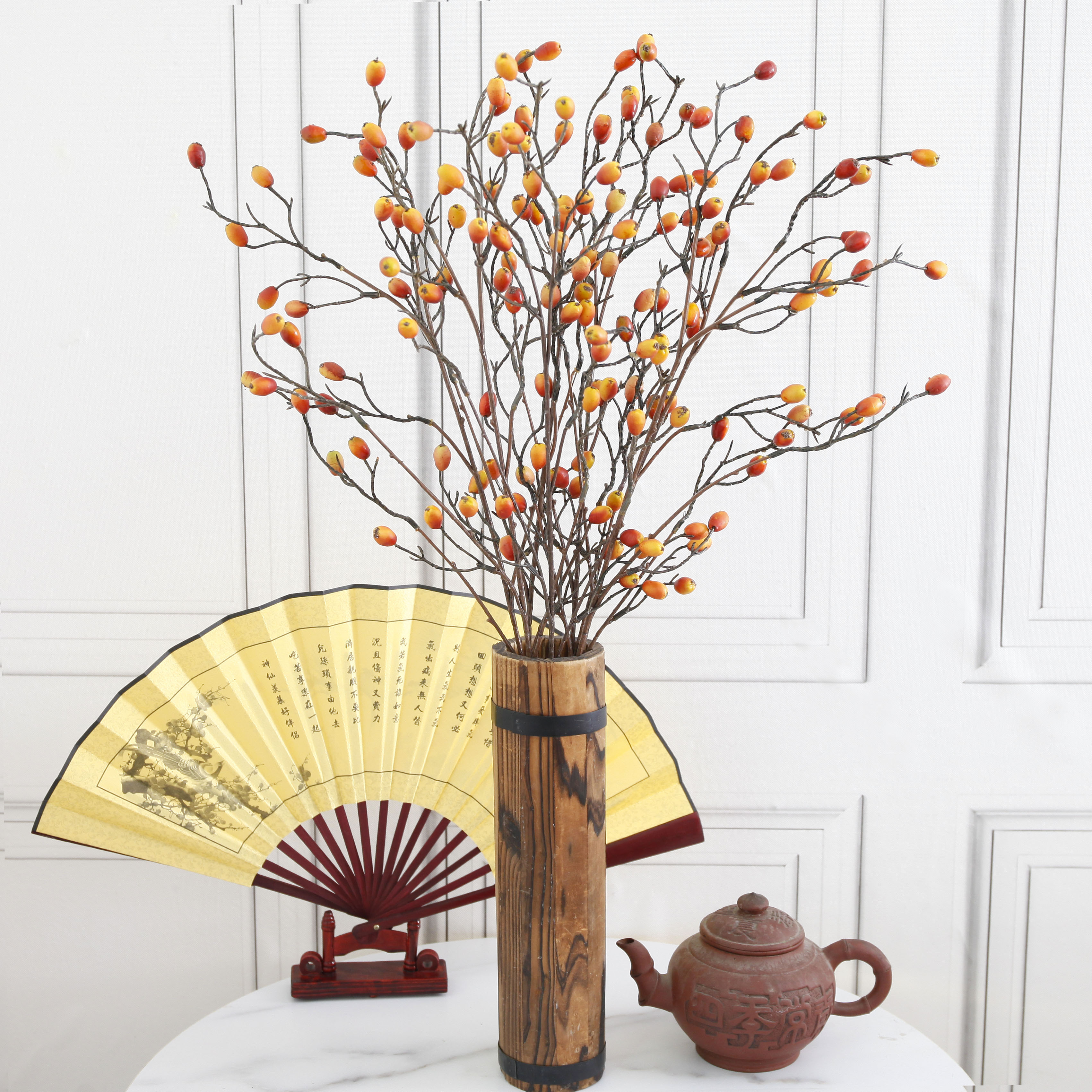 Yiwu good goods simulation flower 2 fork pistachio creative fashion new home scene decoration garden home decoration Chinese style decoration simulation fruit simulation plant
