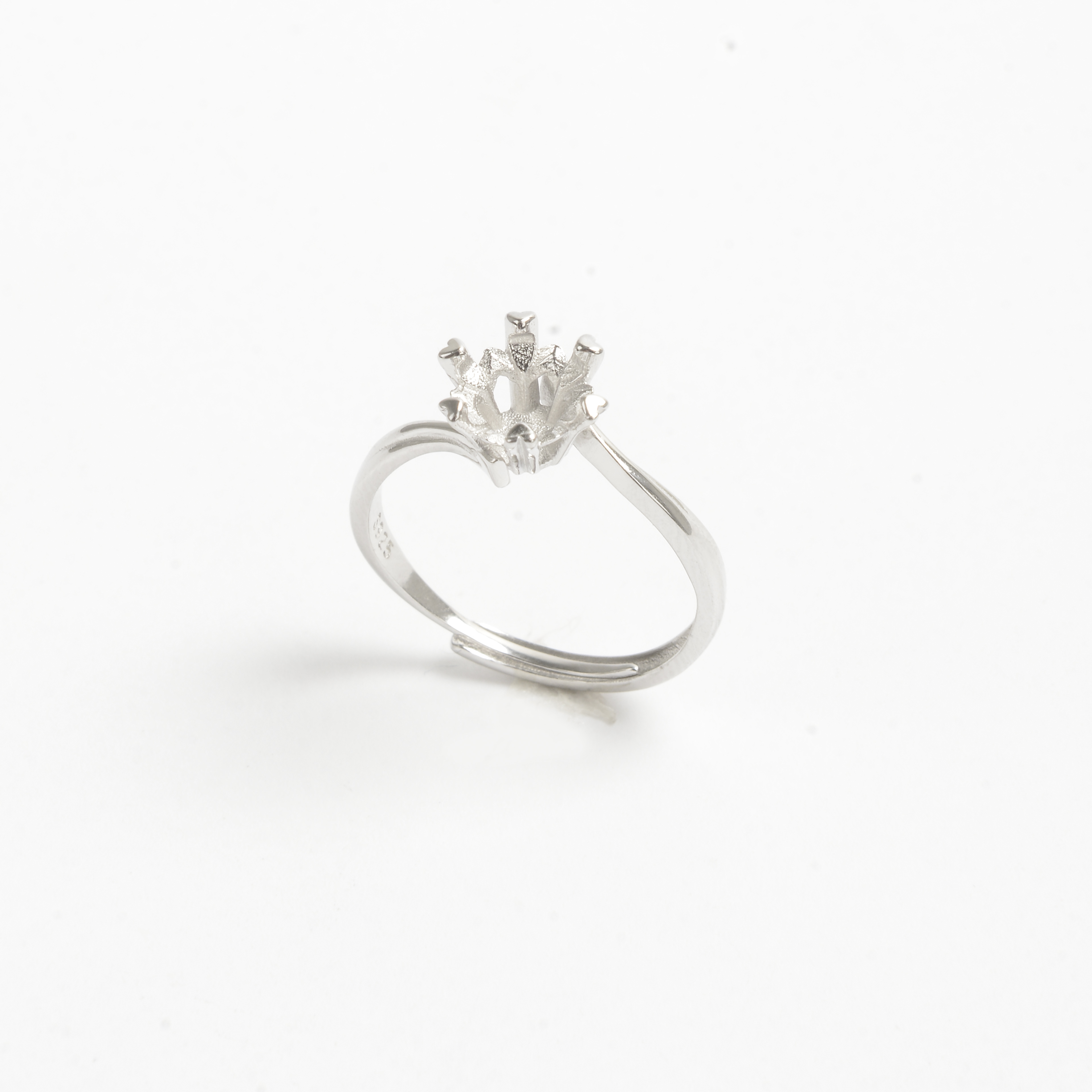 925 Silver fashion Crown Ring Ring support jewelry accessories