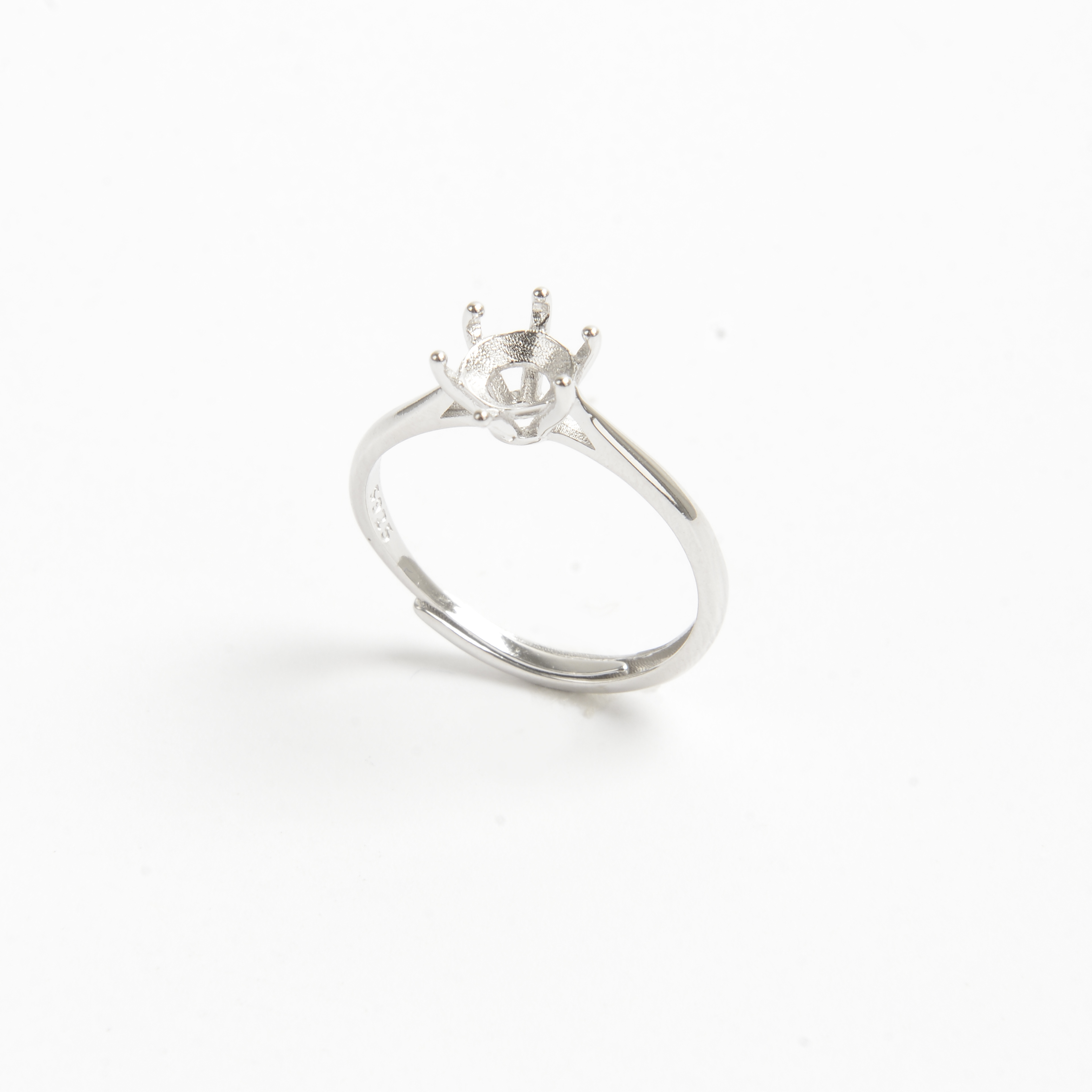 925 silver six-prong ring ring holder Jewelry accessories Krakon holder