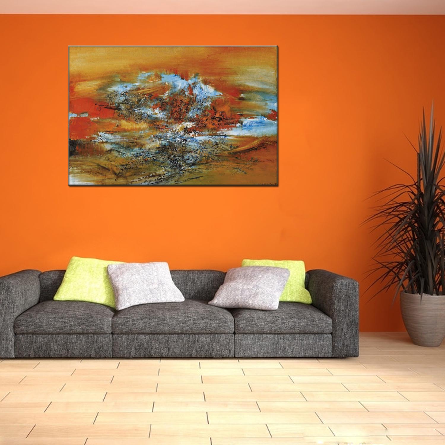 Factory direct sales of living room and bedroom oil paintings, hotel and hotel abstract landscape decorative paintings, various styles of oil paintings, abstract modern style decorative paintings, customizable various oil paintings, also customizable specifications of triptych, hand-painted three-dimensional paintings, 213 pic 12