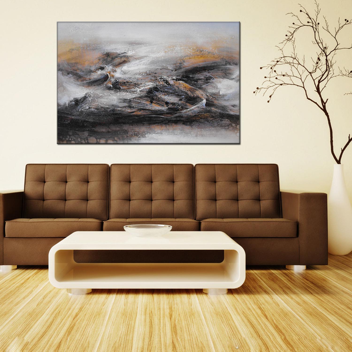Factory direct sales of living room and bedroom oil paintings, hotel and hotel abstract landscape decorative paintings, various styles of oil paintings, abstract modern style decorative paintings, customizable various oil paintings, also customizable specifications of triptych, hand-painted three-dimensional paintings, 213 pic 8