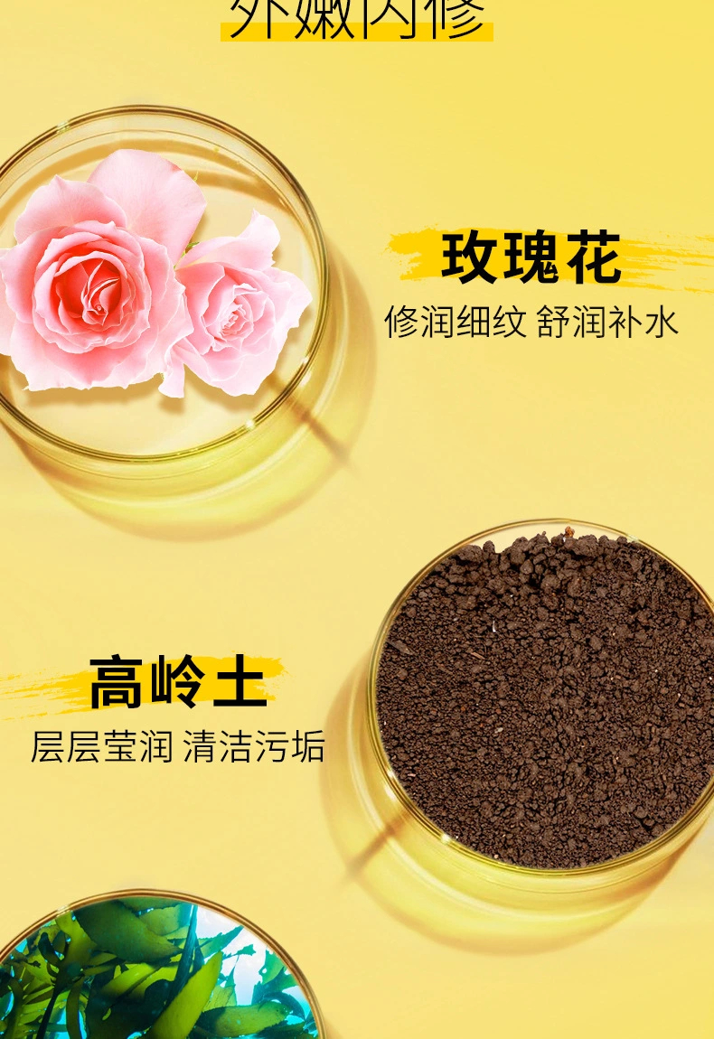 形象美玫瑰奢润嫩泽精华面膜清洁污垢细腻毛孔涂抹式香氛泥膜批发详情7