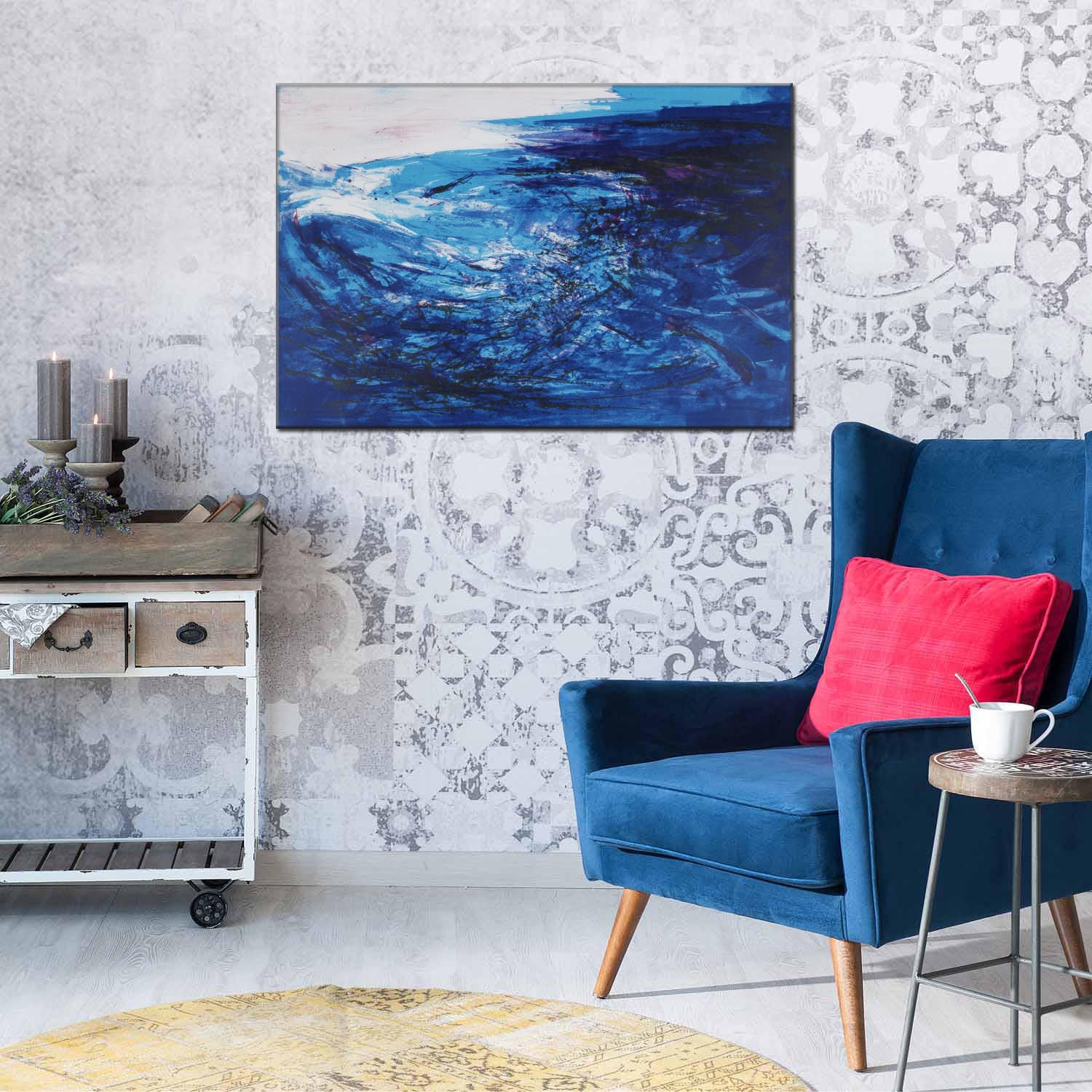Factory direct sales of living room and bedroom oil paintings, hotel and hotel abstract landscape decorative paintings, various styles of oil paintings, abstract modern style decorative paintings, customizable various oil paintings, also customizable specifications of triptych, hand-painted three-dimensional paintings, 213 pic 4