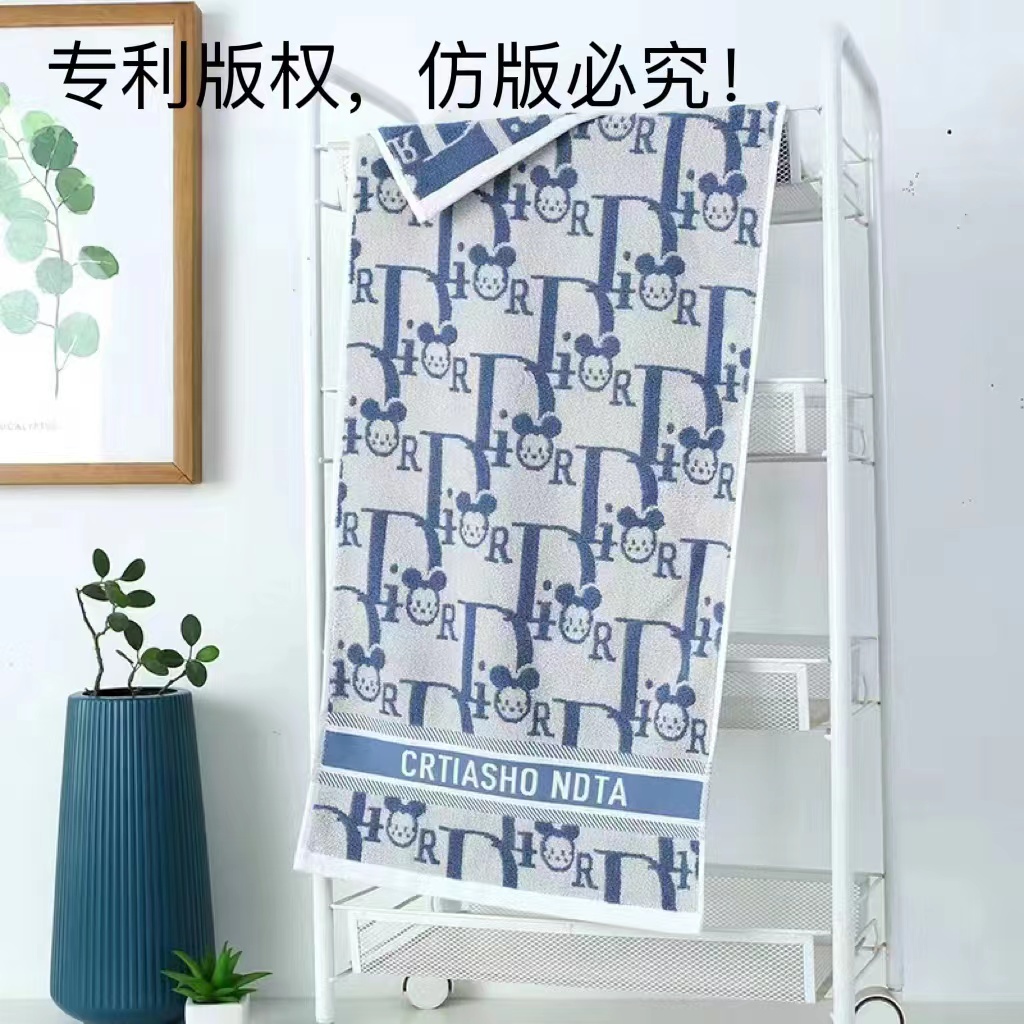 【 Tinglong Towels 】 New high-end quality yarn-woven adult towels gift supermarket pic 4
