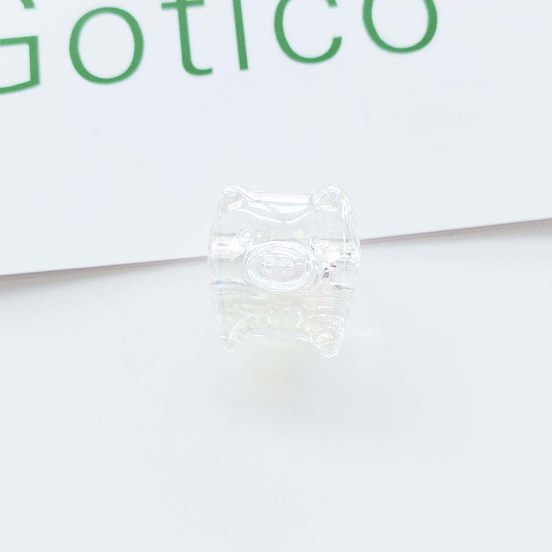 透明AB彩背孔小熊INS泫雅风DIY服装辅料钥匙扣手机链发饰饰品配件详情10