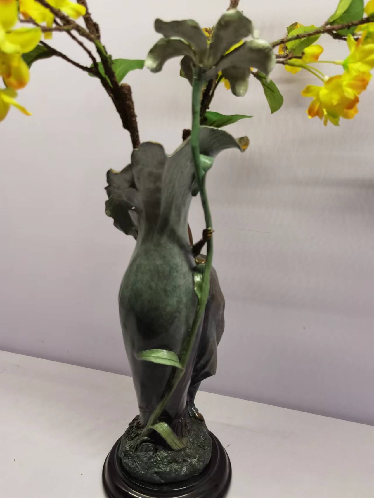 Bronze Carving Vase Flower Placement Popular Decoration Office Home Living Room Indoor Copper Decoration Soft Decoration Arts And Crafts Gifts details Picture