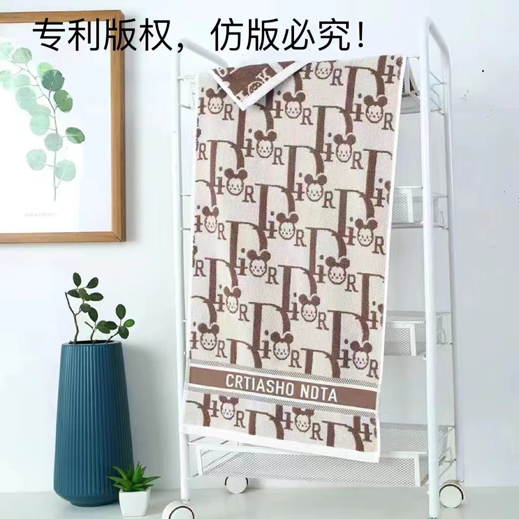 【 Tinglong Towels 】 New high-end quality yarn-woven adult towels gift supermarket pic 3