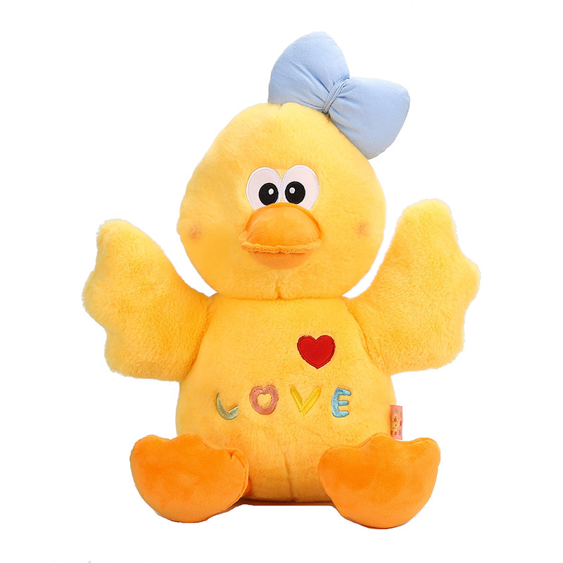 2022 New Cute Duck Doll Plush Toy Cute Male And Female Bedroom Birthday Gift Plush Toy 40M Item Picture