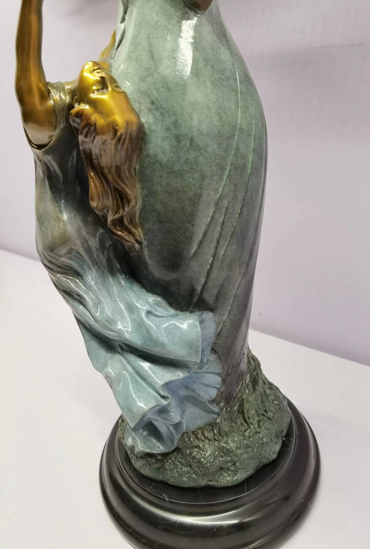 Bronze Carving Vase Flower Placement Popular Decoration Office Home Living Room Indoor Copper Decoration Soft Decoration Arts And Crafts Gifts Application Scenario