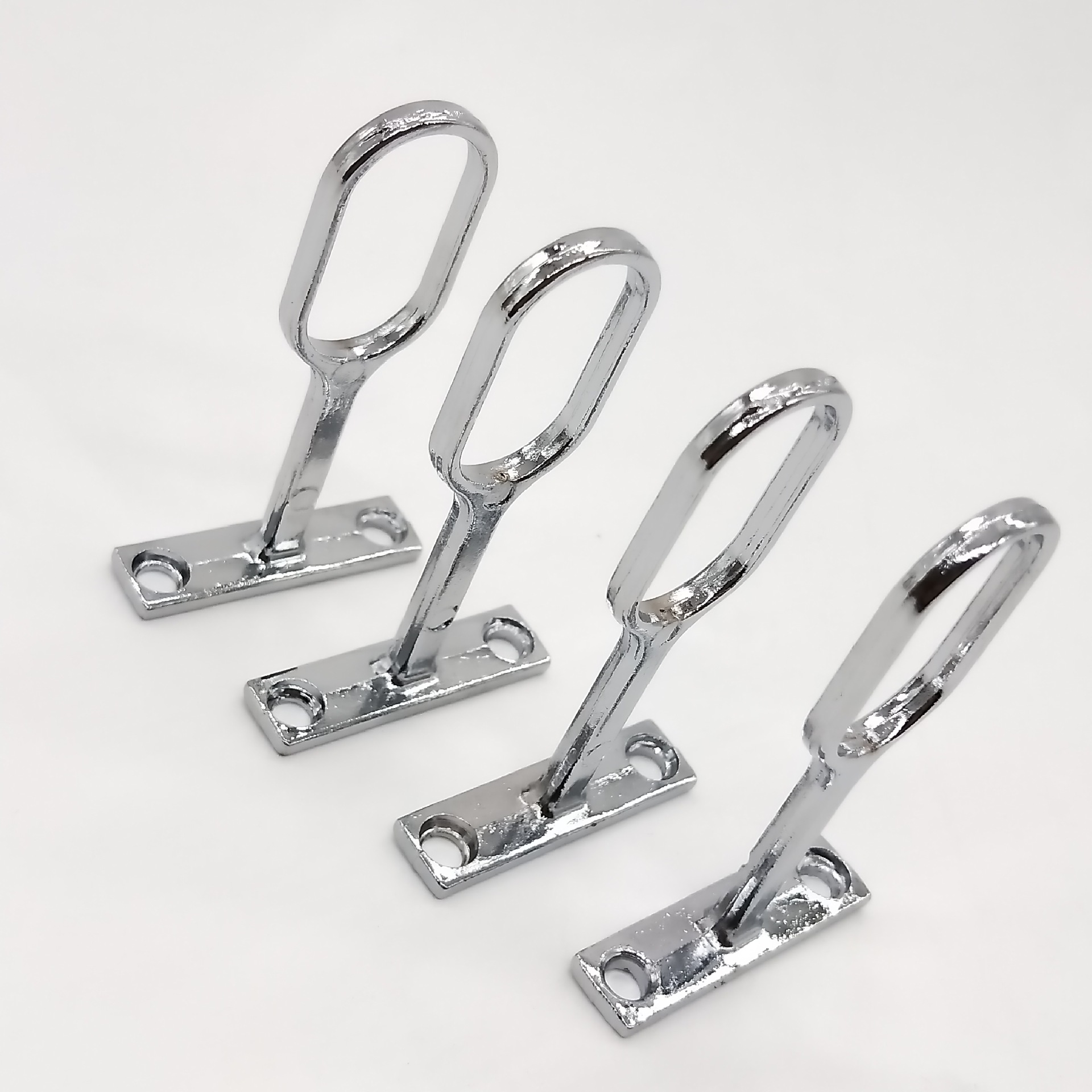 Thickened alloy corner clothes bracket top installation hanging clothes through clothes through seat wardrobe accessories hanging rod corner flange seat multiple styles Application Scenario