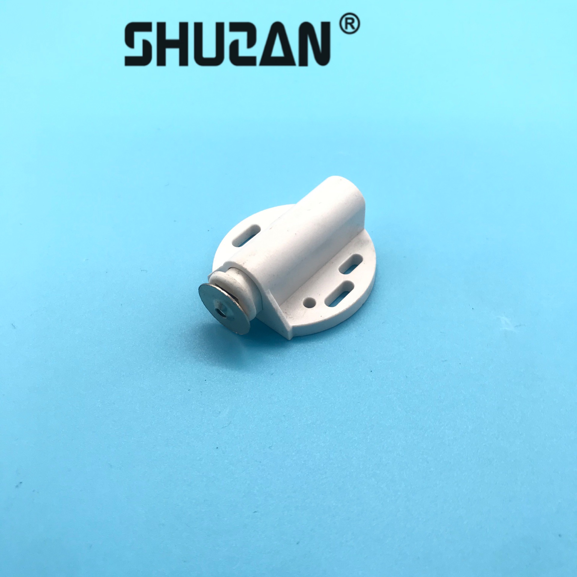 Factory direct plastic rebound door touch single door furniture magnetic cabinet display glass cabinet magnetic door touch hardware accessories