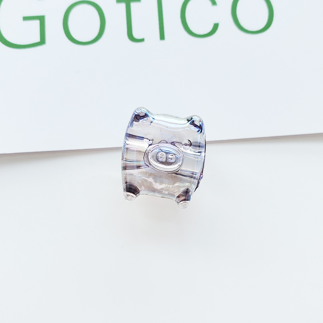 透明AB彩背孔小熊INS泫雅风DIY服装辅料钥匙扣手机链发饰饰品配件详情11