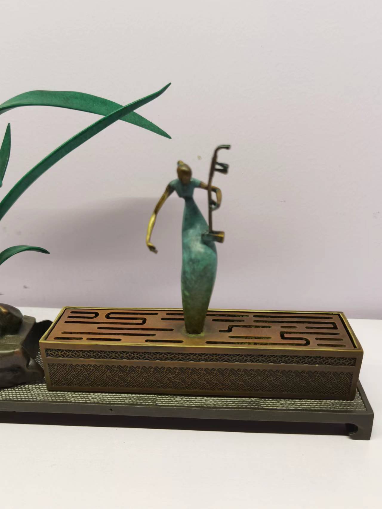 Bronze Carving Vase Flower Placement Popular Decoration Office Home Living Room Indoor Copper Decoration Soft Decoration Arts And Crafts Gifts To Give Gifts Specification drawing