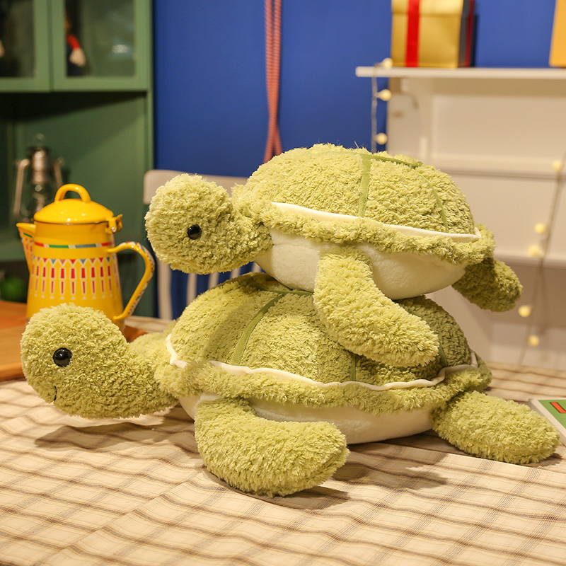2022 New Turtle Doll Plush Toy Cute Male And Female Bedroom Birthday Gift Plush Toy 40M details Picture