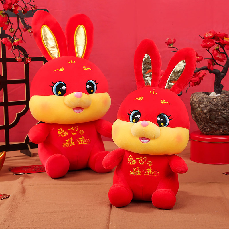 2022 The New Rabbit Fly Into The Doll Plush Toy Cute Male And Female Bedroom Birthday Gift Plush Toy 40M