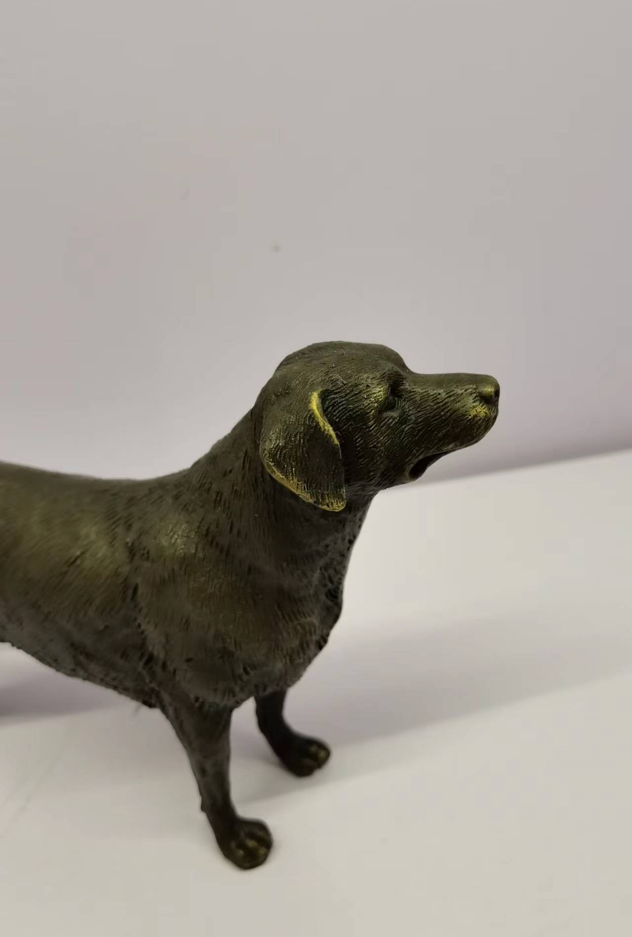 Bronze Carving Want Want Dog Popular Decoration Office Home Living Room Indoor Copper Decoration Soft Decoration Arts And Crafts Gifts To Give Gifts Specification drawing